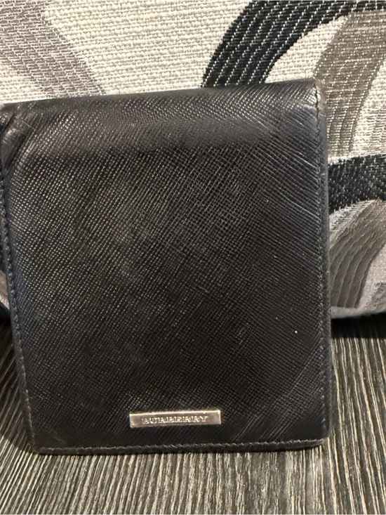 Handbags - Burberry Men’s Black Leather Bifold Wallet
